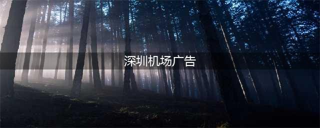 深圳机场广告-深圳机场广告投放(深圳机场广告)