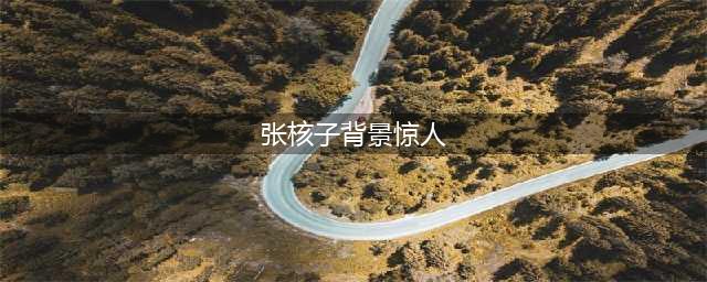 张核子家庭背景曝光，住所宛如西洋庄园，妻子巴颖身份也不简单(张核子背景惊人)