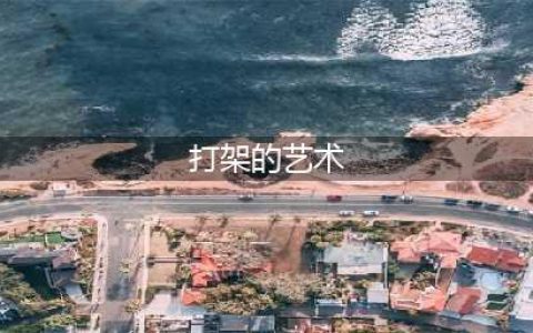 《打架的艺术》在线阅读，家长教育孩子必看内容！(打架的艺术)