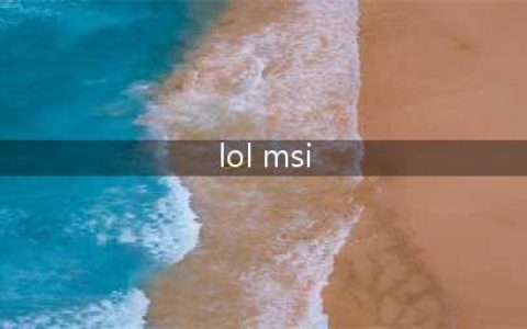 《lol》msi是什么意思 msi意思介绍(lol msi)