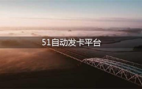 51自动发卡平台(51自动发卡平台)