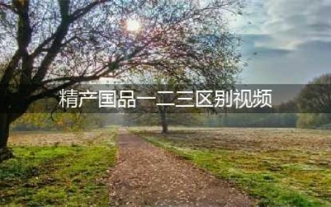 精产一二三产区区别是什么(精产国品一二三区别视频)