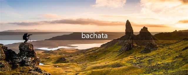 有一种缠绵入骨的舞蹈叫“Bachata”(bachata)