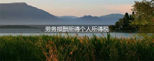 详解劳务报酬所得个税的计算方法(劳务报酬所得个人所得税)