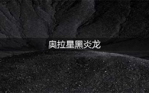 奥拉星手游黑炎龙怎么样 黑炎龙属性介绍