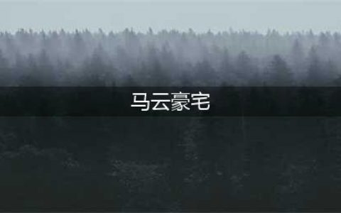 马云在上海的豪宅曝光：三进三出占地3亩，邻居家家都是百亿富豪(马云豪宅)