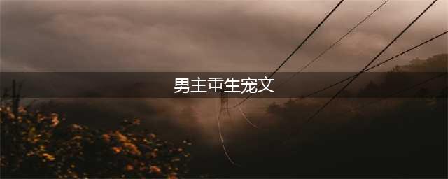 五本男主重生的小说：这一次，绝不辜负你，要将你宠到人人都羡慕(男主重生宠文)